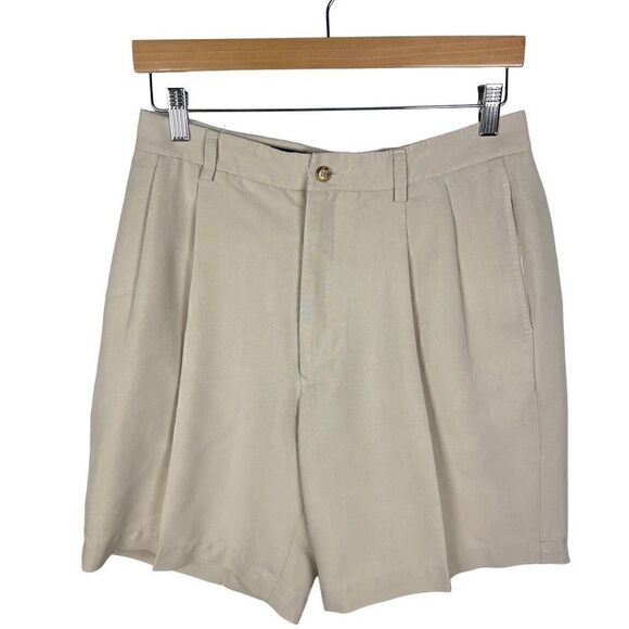 PGA Tour Collection Pleated Front Golf Shorts Khaki Men’s size 30 - Picture 1 of 13